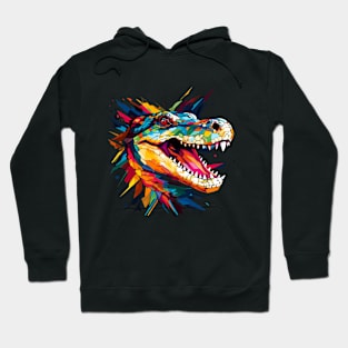 Colorful Crocodile Hoodie